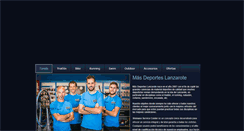 Desktop Screenshot of masdeporteslanzarote.com